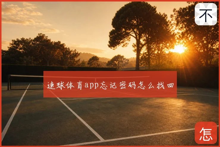 速球体育app忘记密码怎么找回